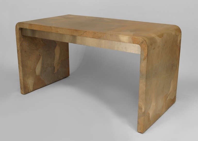 Mid-Century Parsons Desk by Karl Springer LTD