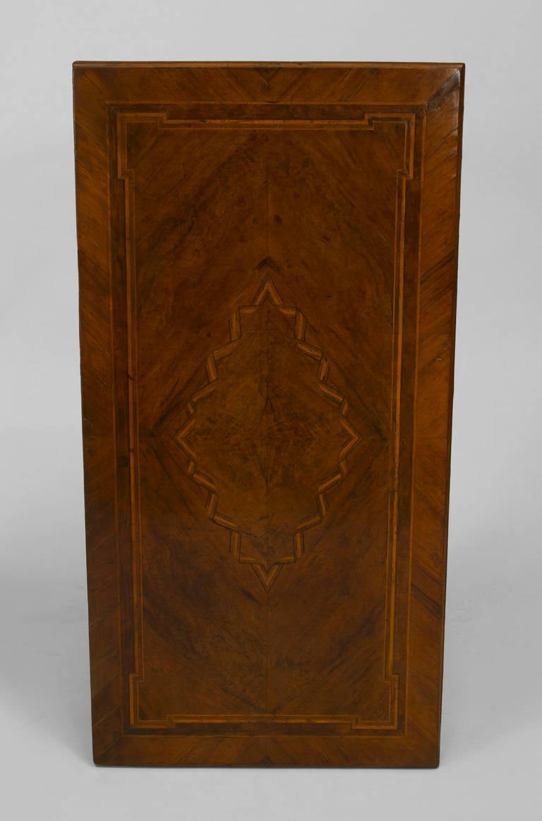 Late 18th or Early 19th c. Italian Neoclassic Inlaid Walnut Desk 1