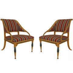 Pair of Late 18th or Early 19th c. Swedish Neoclassical Armchairs 9