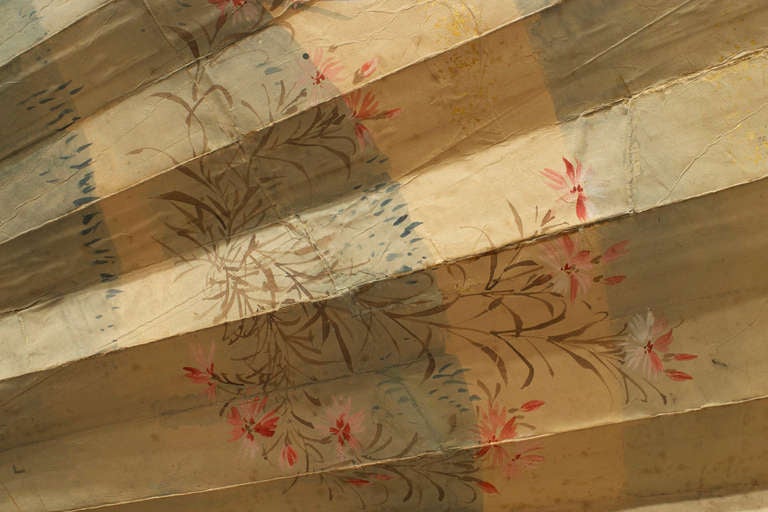 Japanese Monumental Folding Fan Floor Screen 2