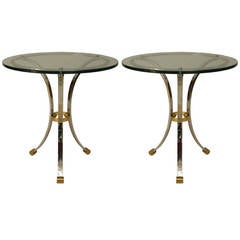 Pair of 1950's French End Tables by Jansen