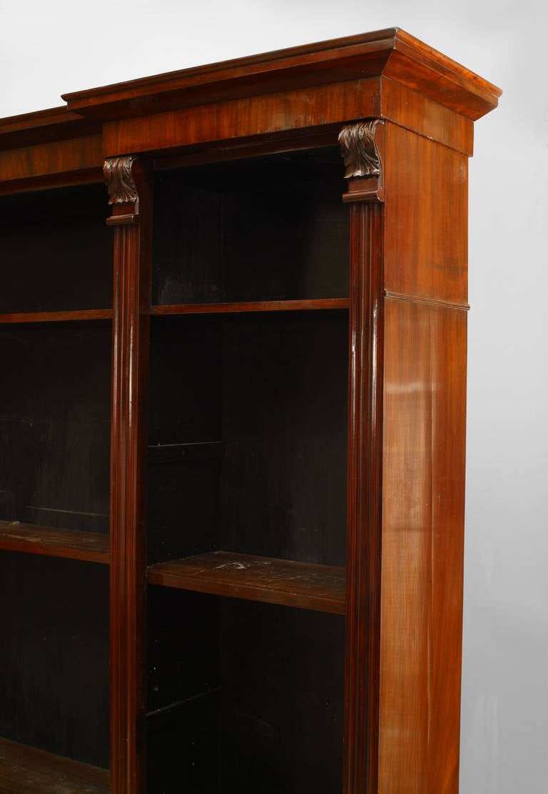 3 section bookcase