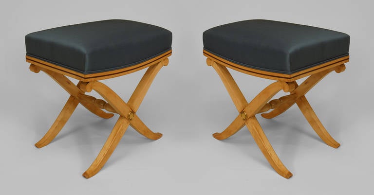 Pair of 1940's French Benches Attributed to Andre Arbus