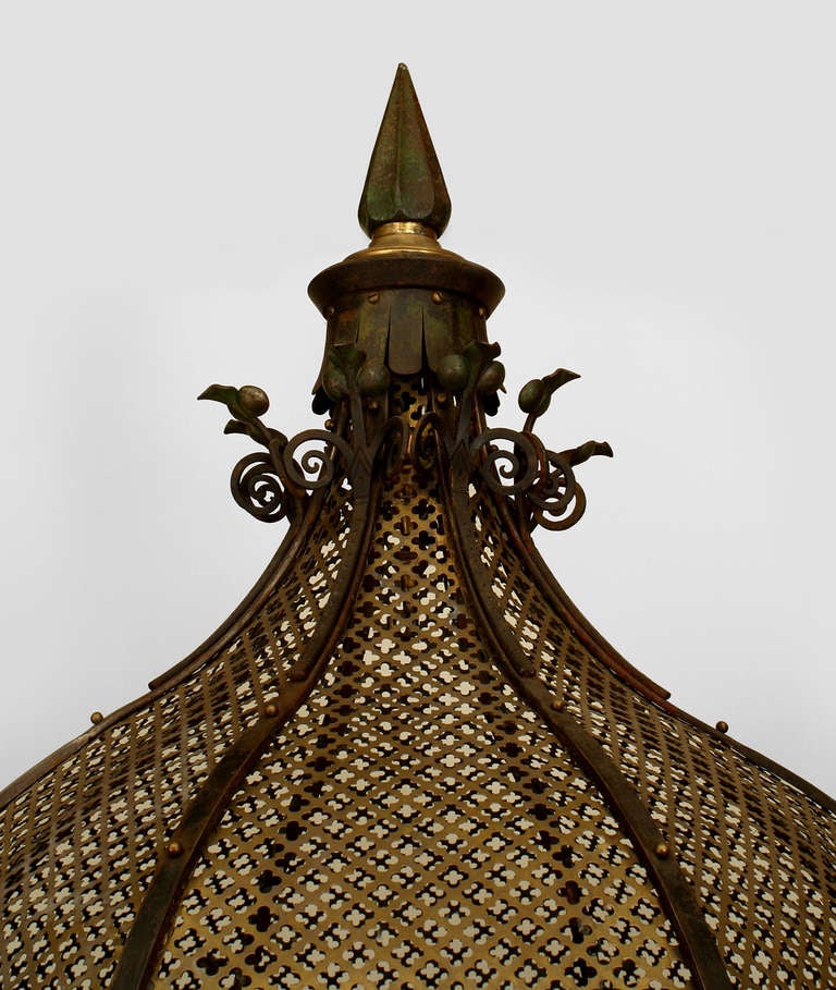 Victorian 19th c. English Monumental Birdcage Patented by Henry Jones