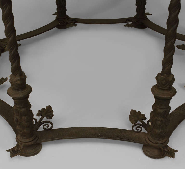 Bronze 19th c. English Monumental Birdcage Patented by Henry Jones For Sale