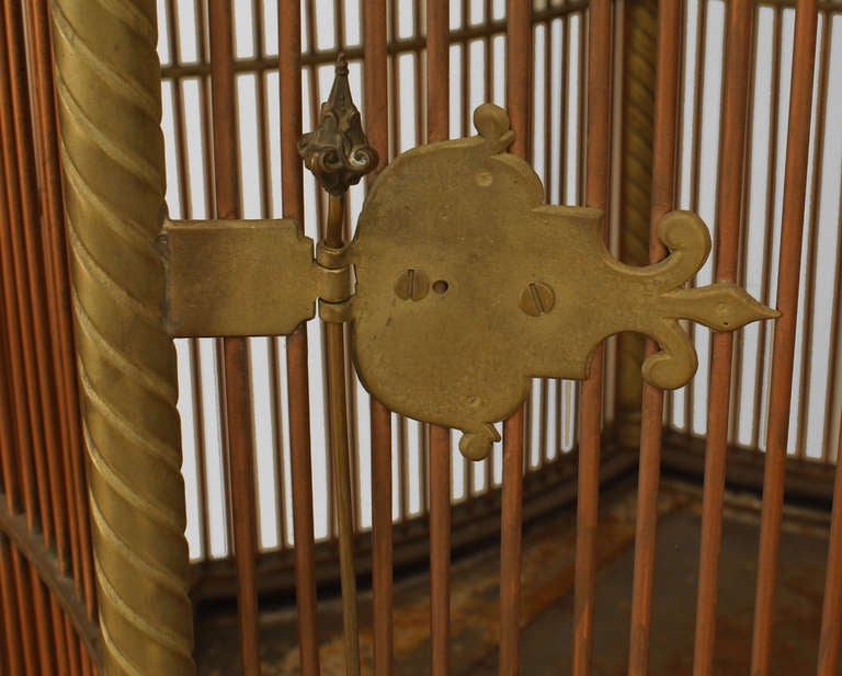 19th c. English Monumental Birdcage Patented by Henry Jones 1