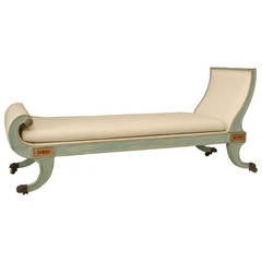 Neoclassical Painted Recamier, circa 18th century Sweden 7