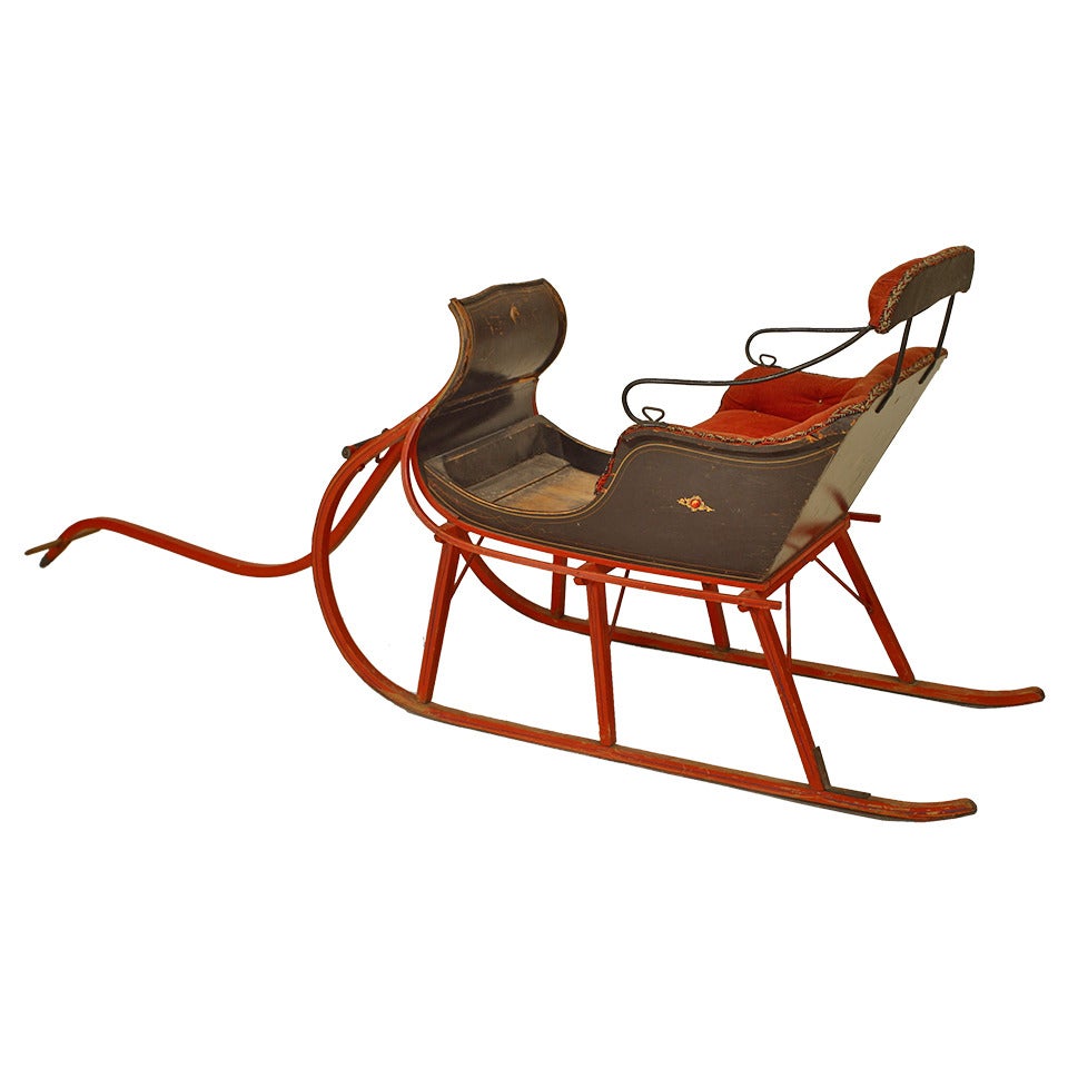 19th Century American Country Child's Sleigh