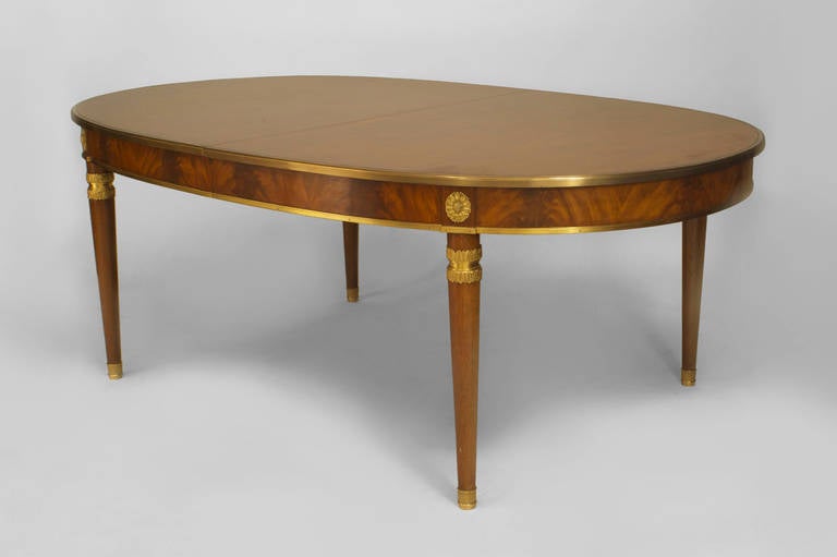 20th c. French Louis XVI Style Extending Dining Table