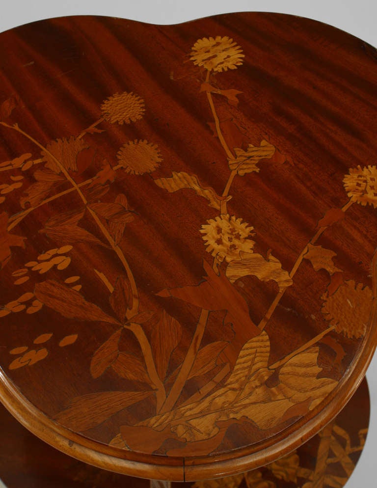 French Art Nouveau End Table by Louis Majorelle In Excellent Condition In New York, NY