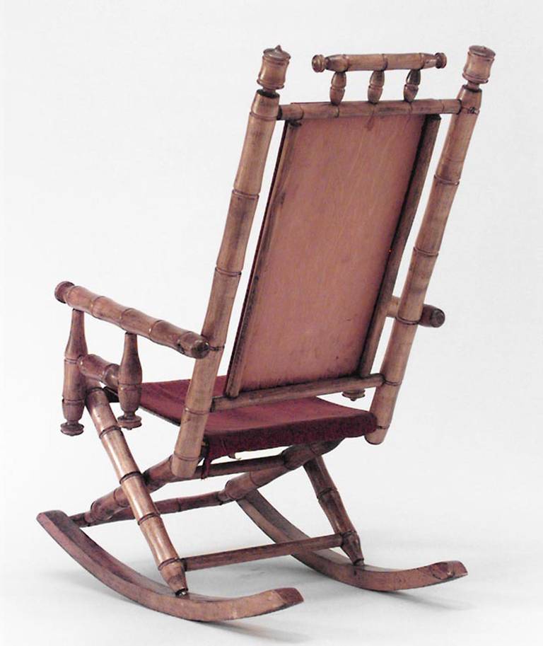bamboo rocking chair for sale
