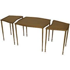21st Century American Sectional Bronze Coffee Table by Carole Gratale 2