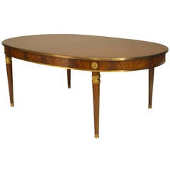 20th c. French Louis XVI Style Extending Dining Table
