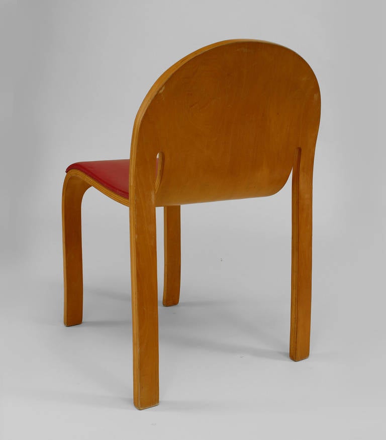 Mid-20th Century 12 Mid-Century American Side Chairs by Peter Danko