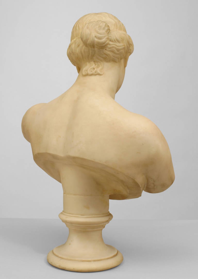Turn of the Century Neoclassical Half-Length Bust In Good Condition For Sale In Queens, NY