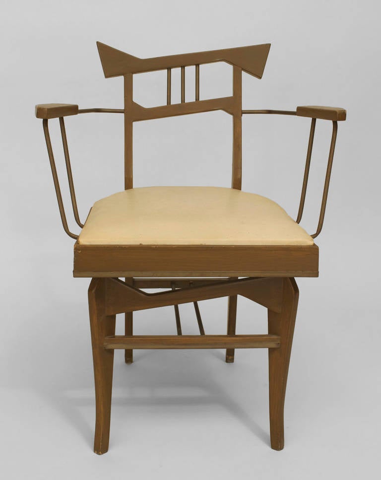 American Modernist Child's Arm Chair In Good Condition For Sale In New York, NY