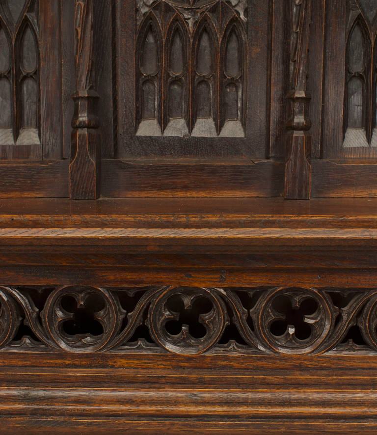English Gothic Oak Altar For Sale 2