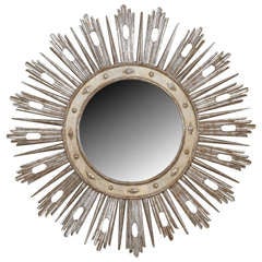 Monumental 19th c. Italian Neoclassic Sunburst Mirror 2
