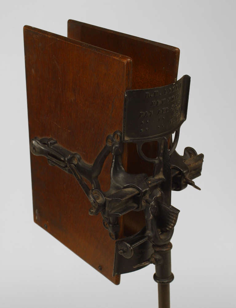 19th Century 19th C. American Folding Bookstand