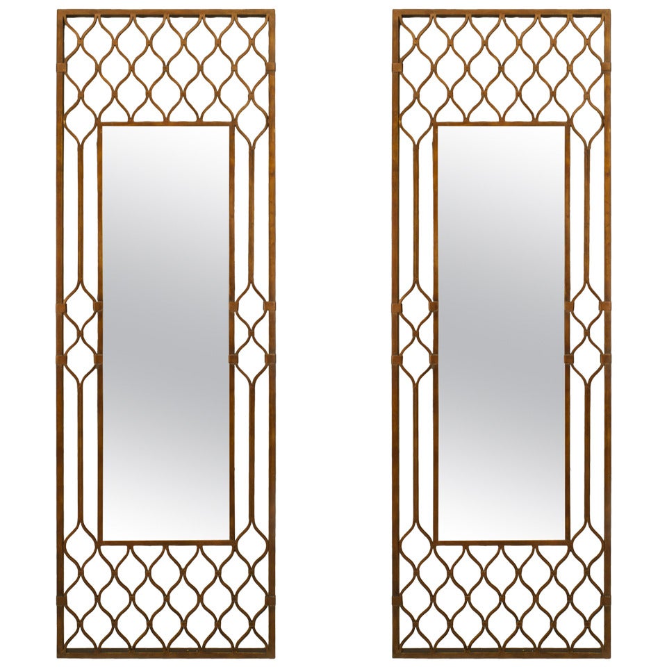 Pair of 20th c. Middle Eastern Wall Mirrors