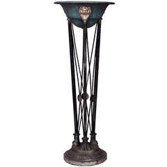 19th c. Italian Neoclassic Wrought Iron Brazier Stand 7