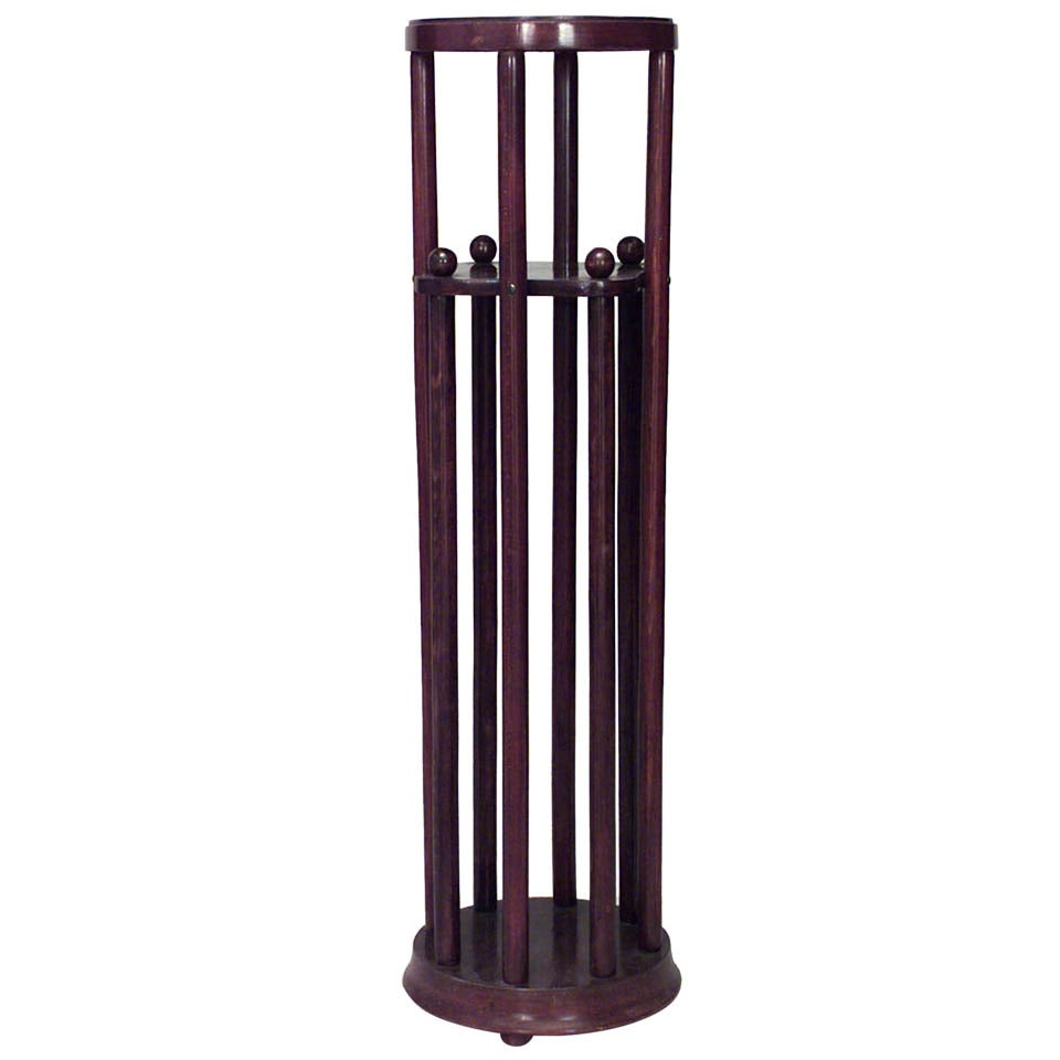 Bentwood Secessionist Thonet Pedestal For Sale
