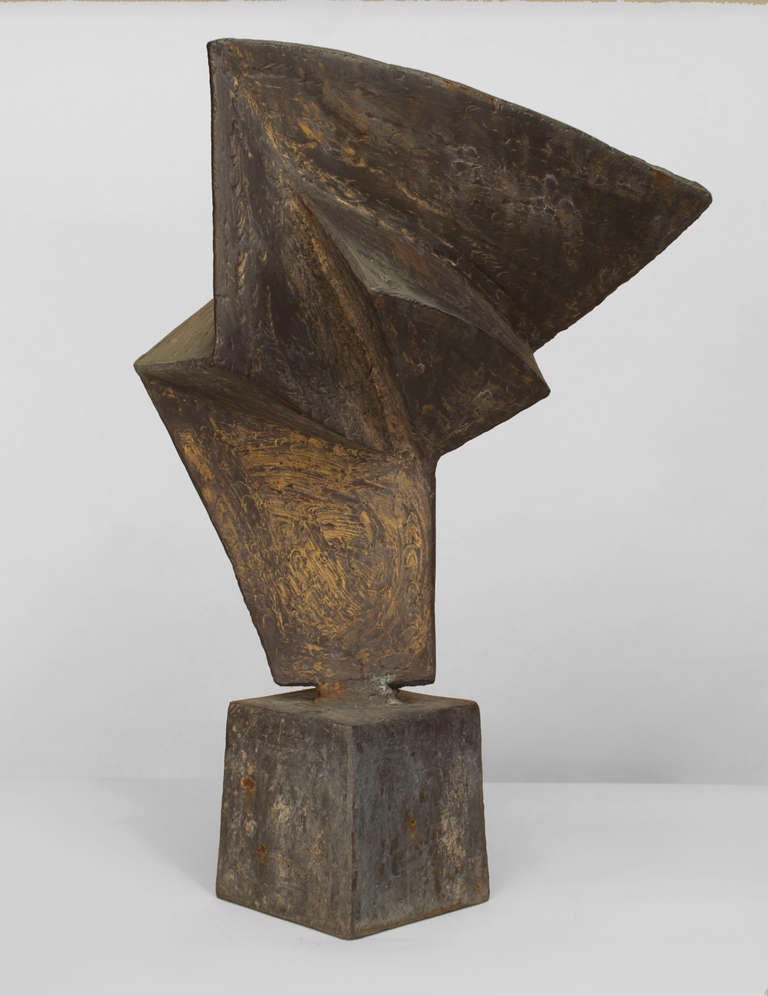 20th Century Mid-Century American Abstract Welded Steel Sculpture