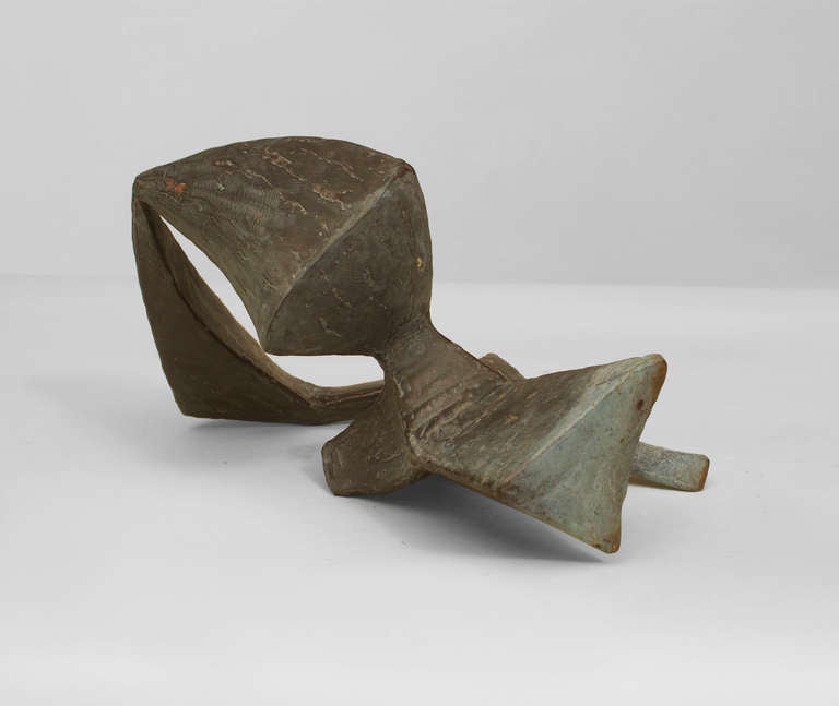 Bronze Mid-Century American Abstract Welded Steel Sculpture