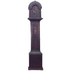 19th c. American Rustic Grandfather Clock 2