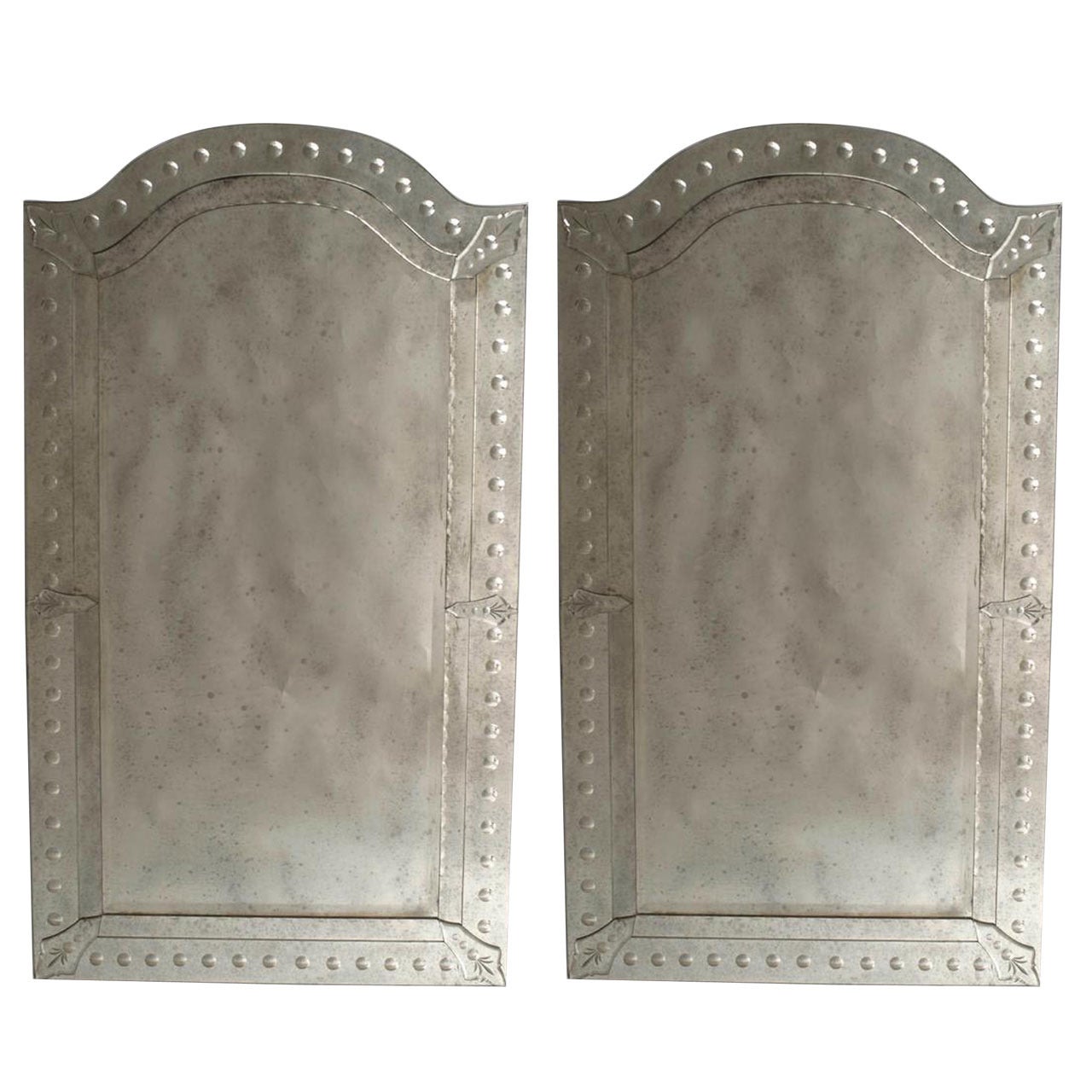 2 Murano Glass Wall Mirrors