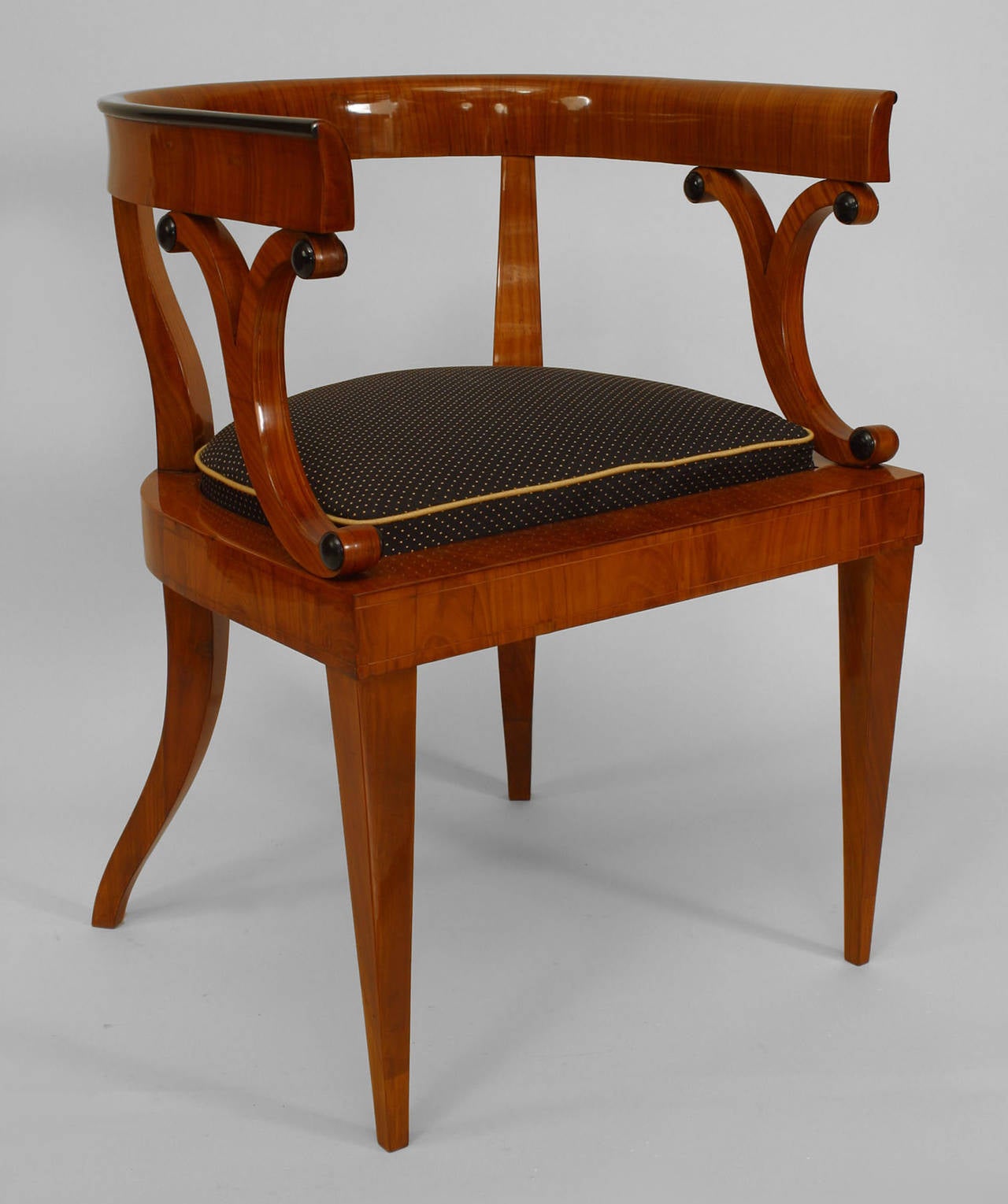 Pair of Early 19th c. Austrian Biedermeier Armchairs For Sale at 1stdibs