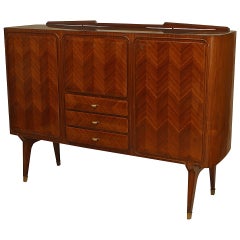 Retro Italian Mid-Century Rosewood Sideboard