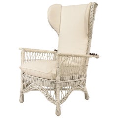 American Mission Wicker Morris Chair