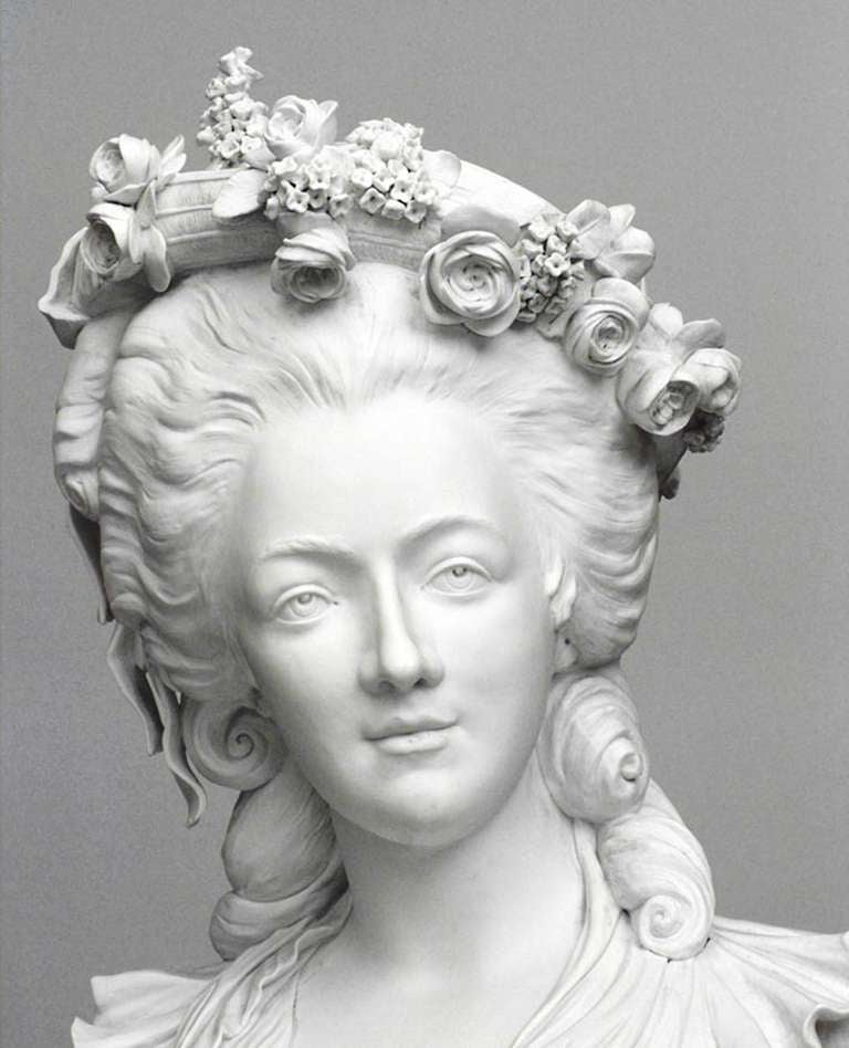 Busto francés de porcelana Luis XVI Porcelana en venta