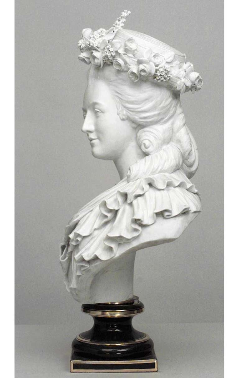Busto francés de porcelana Luis XVI en venta 2