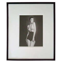 William Claxton Silver Gelatin Print of Peggy Moffit, Signed and Dated 2