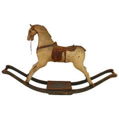 19th Century American Hobby Horse Rocker 7