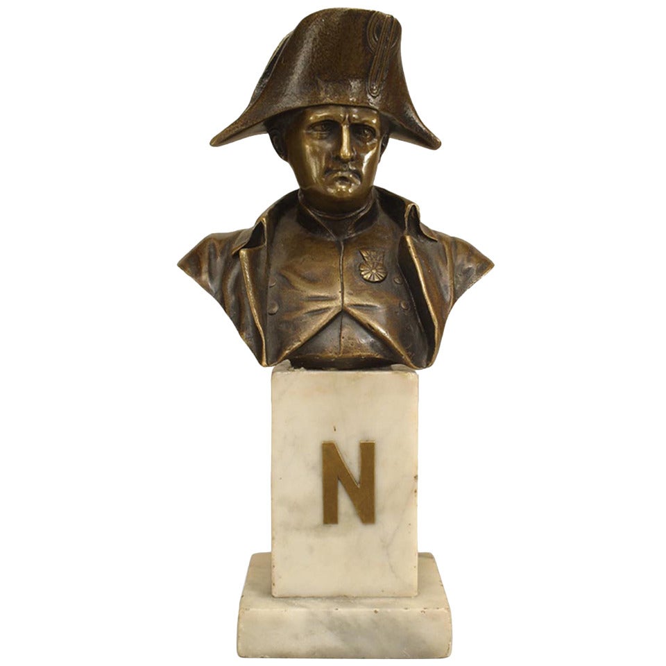 Small French Empire Style Bust of Napoleon I