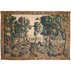 18th century French Aubusson Verdure tapestry