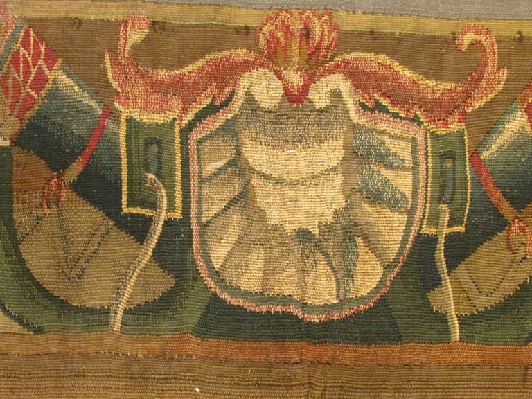 18th century French Aubusson Verdure tapestry For Sale 2