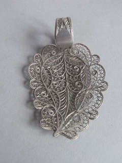 A rare George III Filigree Caddy Spoon made circa 1800