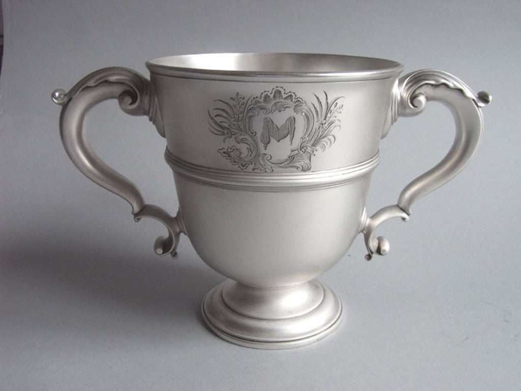Exceptional George II, Two Handled Cup by John Le Sage