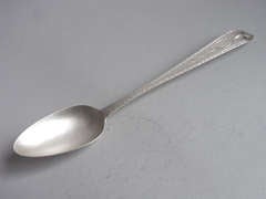 A George III Serving Spoon made in Dublin in 1789 by John Pittar.