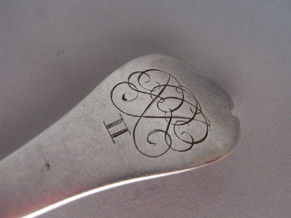 English A very fine Charles II Trefid Spoon made in London in 1683 by John King.