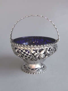 DUBLIN. A rare George III Sugar Basket made in Dublin circa 1775 by William Bond.