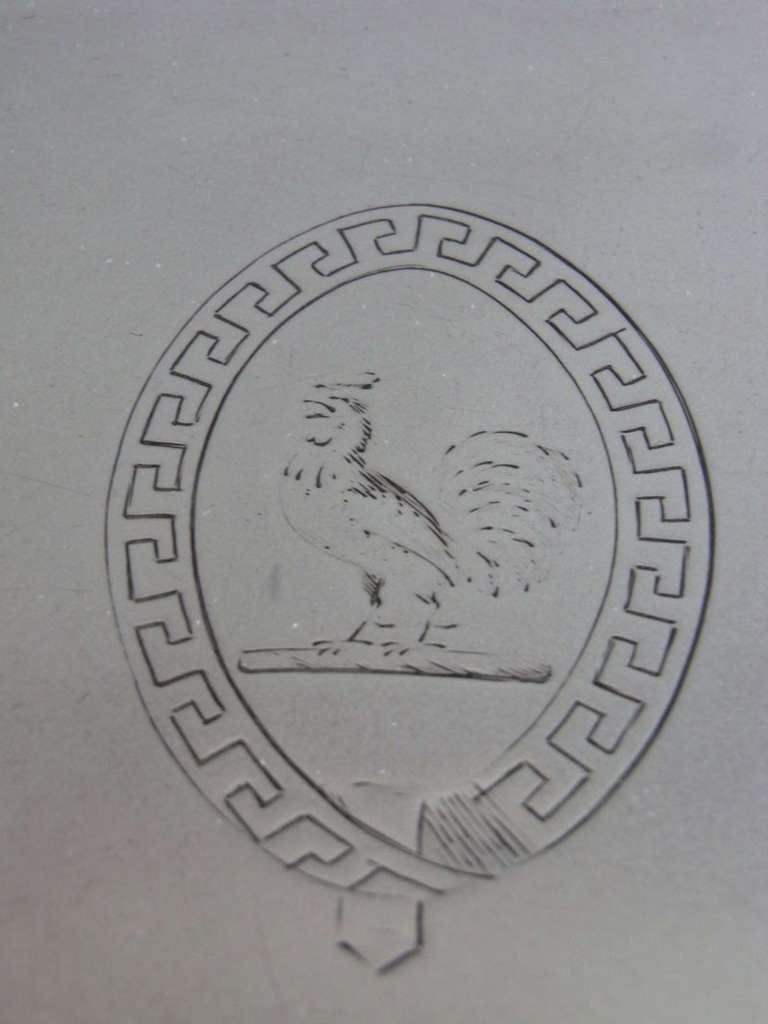 A very fine pair of George III Salvers made by Crouch & Hannam in London in 1782.