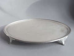 A George III Salver of large size, made in London in 1791 by Elizabeth Jones. A George III Salver of large size, made in London in 1791 by Elizabeth Jones.
