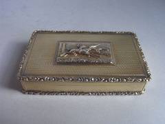 An important George IV silver gilt Snuff Box made by John Linnit.