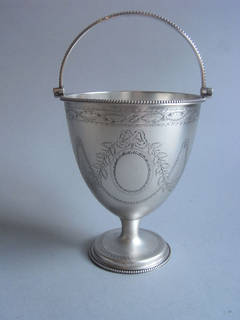 HESTER BATEMAN. A George III Basket made in London in 1781 by Hester Bateman.