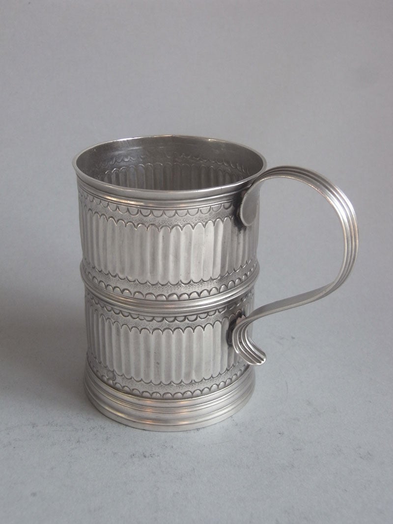 A rare William III Britannia Standard Drinking Mug made by John Cory